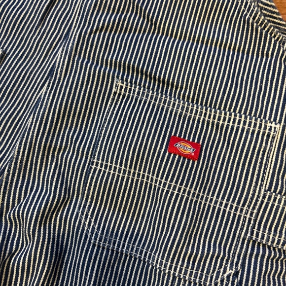 Dickies, blue and white stripe engineer overalls - Picture 6 of 8